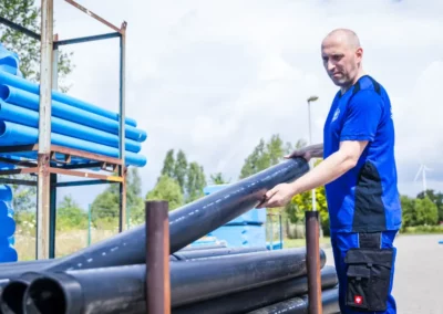 HDPE Brunnenfilter und Vollwandrohr