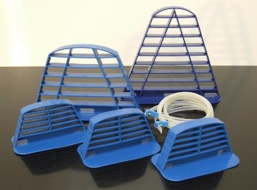 HDPE Brunnenfilter und Vollwandrohr Flügelzentrierungen